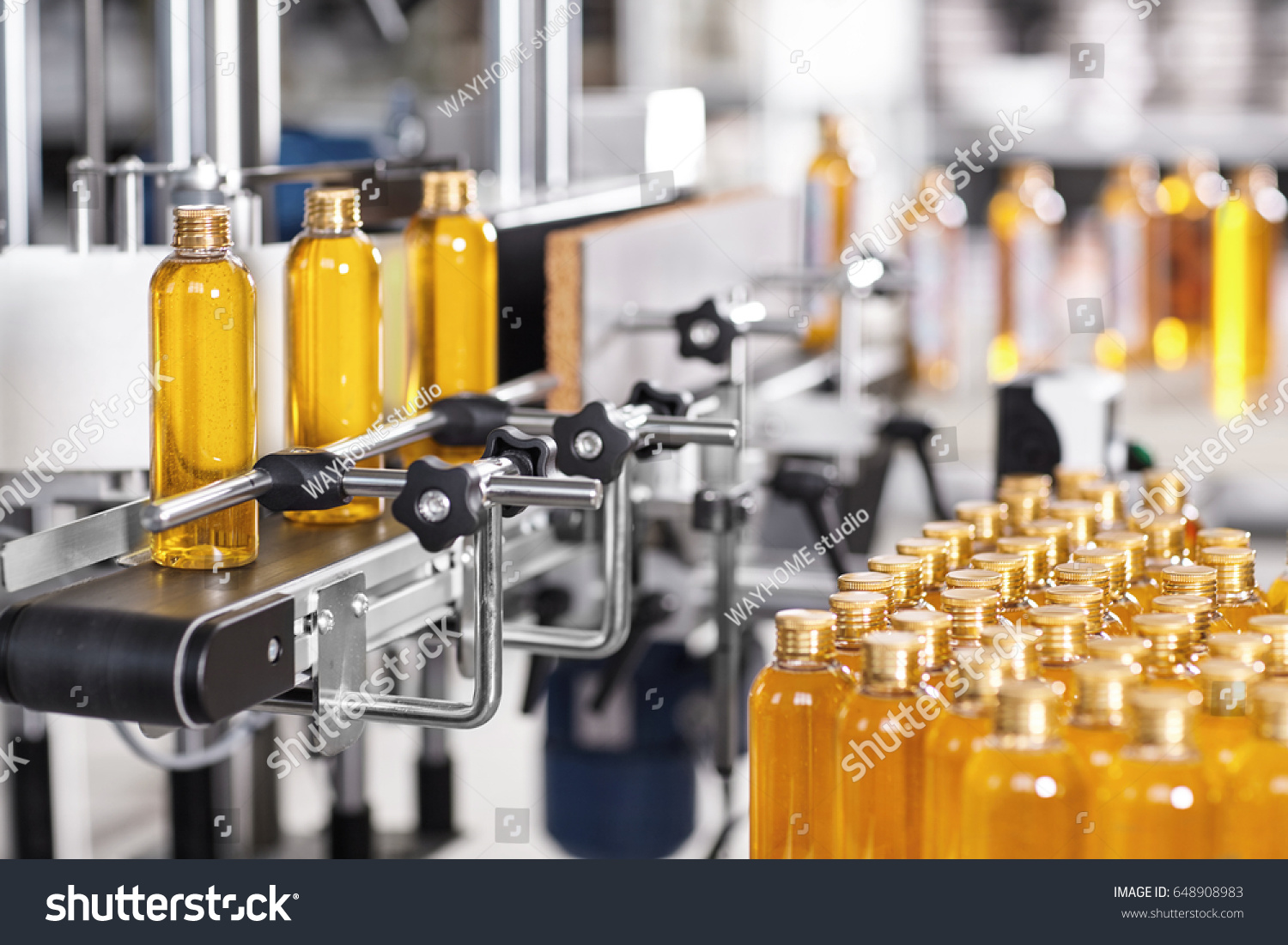 Verpackungs- und Kennzeichnungslinie für Flaschen